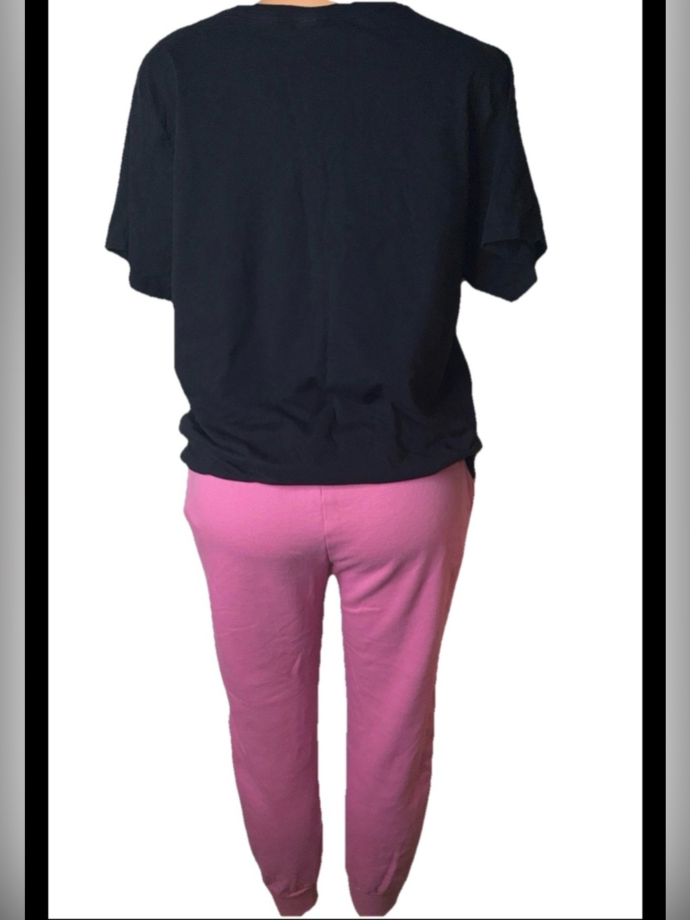 Mean girls So Fetch Black Tee with Pink Lounge Joggers - Picture 4 of 5